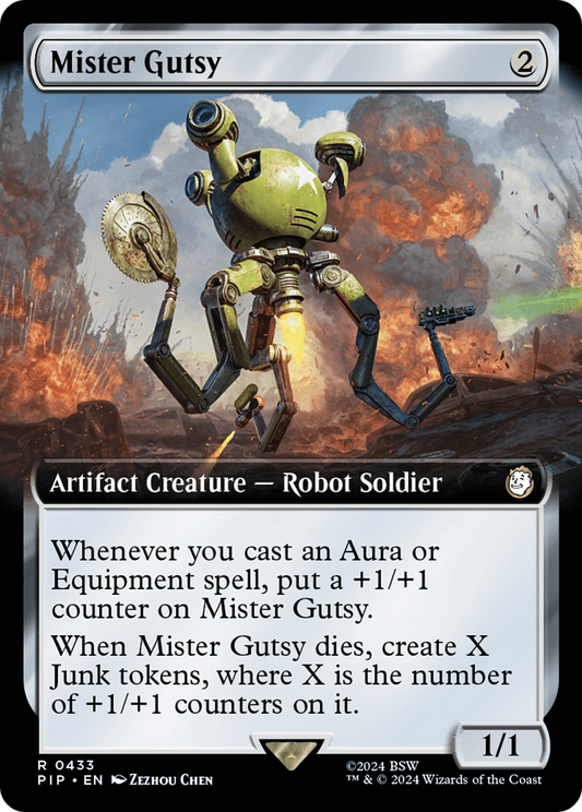 Mister Gutsy (Extended Art) [Fallout] [Foil]