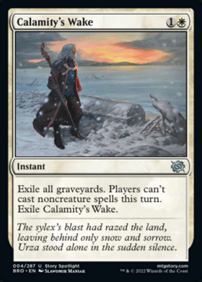 Calamity's Wake [The Brothers' War] [Foil]