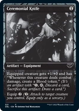 Ceremonial Knife [Innistrad: Double Feature] [Foil]