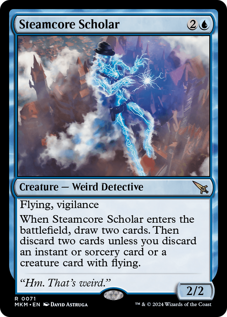 Steamcore Scholar [Murders at Karlov Manor] [Foil]