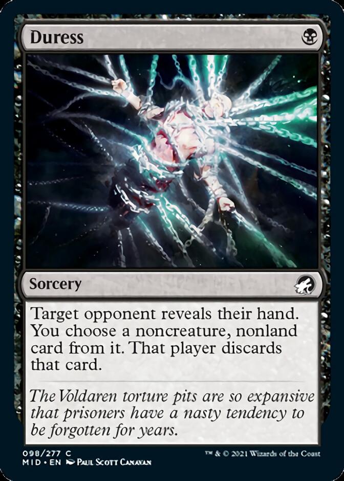 Duress [Innistrad: Midnight Hunt] [Foil]