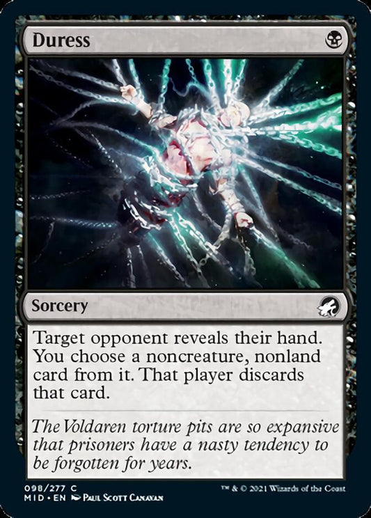 Duress [Innistrad: Midnight Hunt] [Foil]