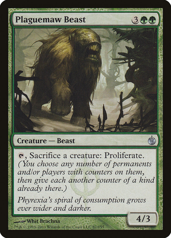 Plaguemaw Beast [Mirrodin Besieged] [Foil]