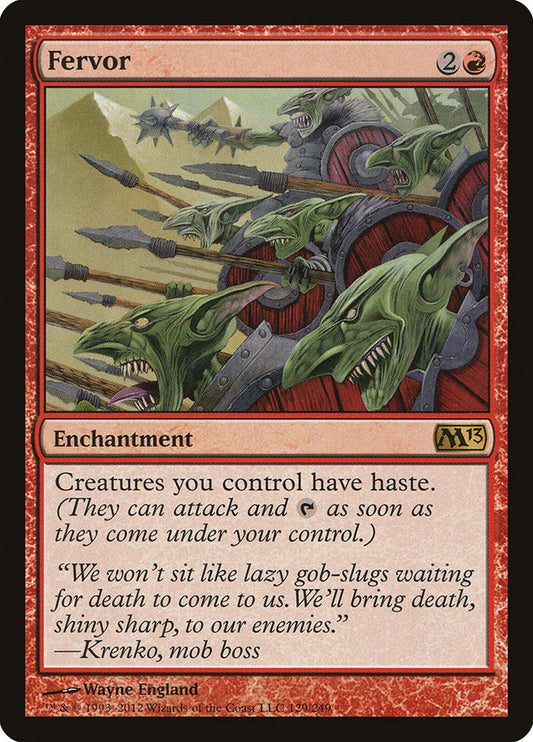 Fervor [Core Set 2013] [Foil]