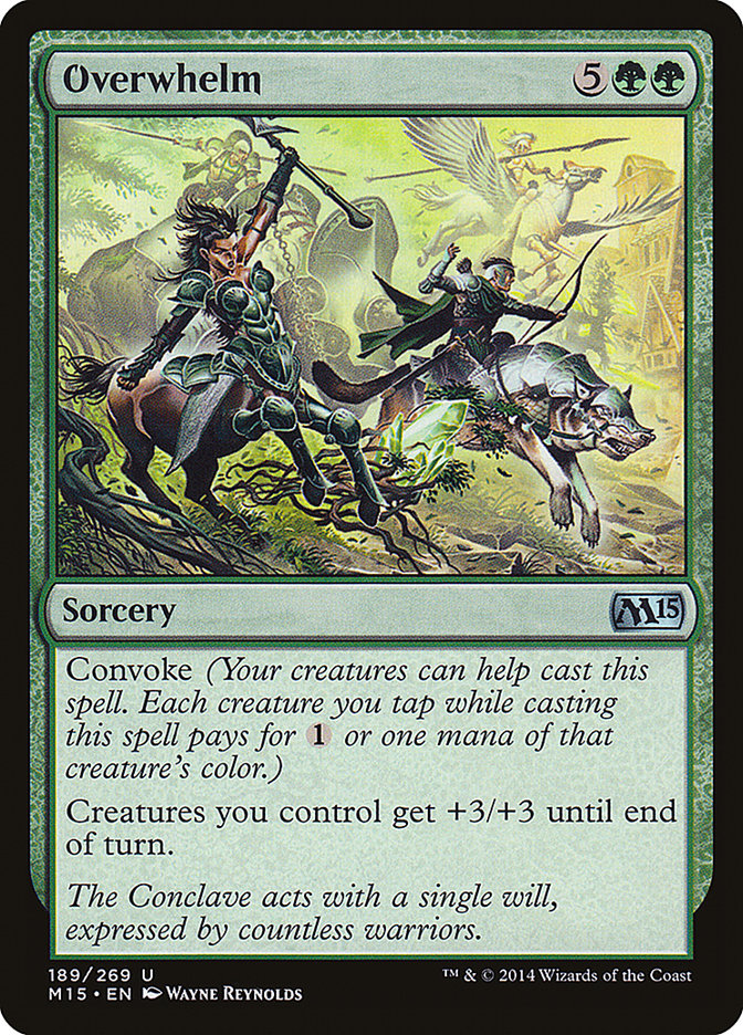 Overwhelm [Core Set 2015] [Foil]