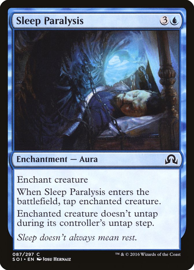 Sleep Paralysis [Shadows over Innistrad] [Foil]