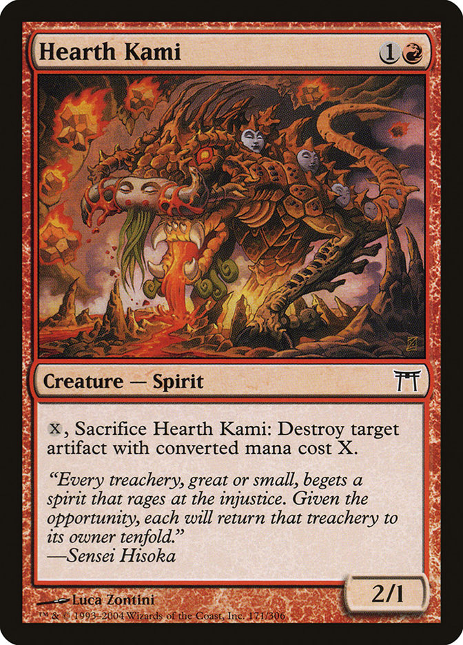 Hearth Kami [Champions of Kamigawa] [Foil]