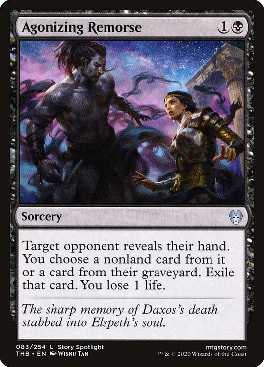 Agonizing Remorse [Theros Beyond Death] [Foil]