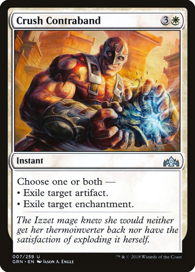 Crush Contraband [Guilds of Ravnica] [Foil]