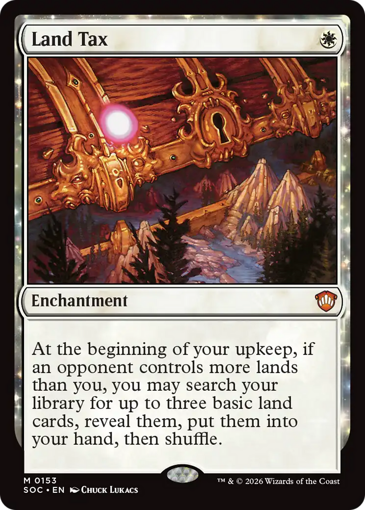 Land Tax [Secrets of Strixhaven Commander] [Foil]