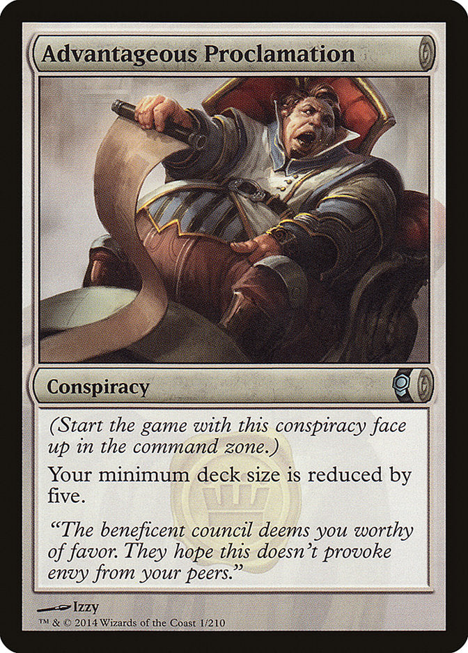 Advantageous Proclamation [Conspiracy] [Foil]