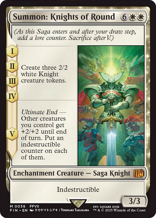 Summon: Knights of Round [FINAL FANTASY] [Foil]
