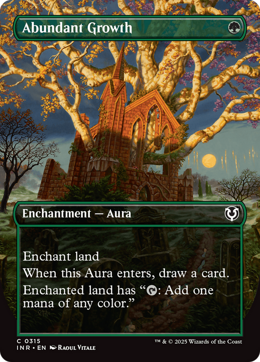 Abundant Growth (Borderless) [Innistrad Remastered] [Foil]