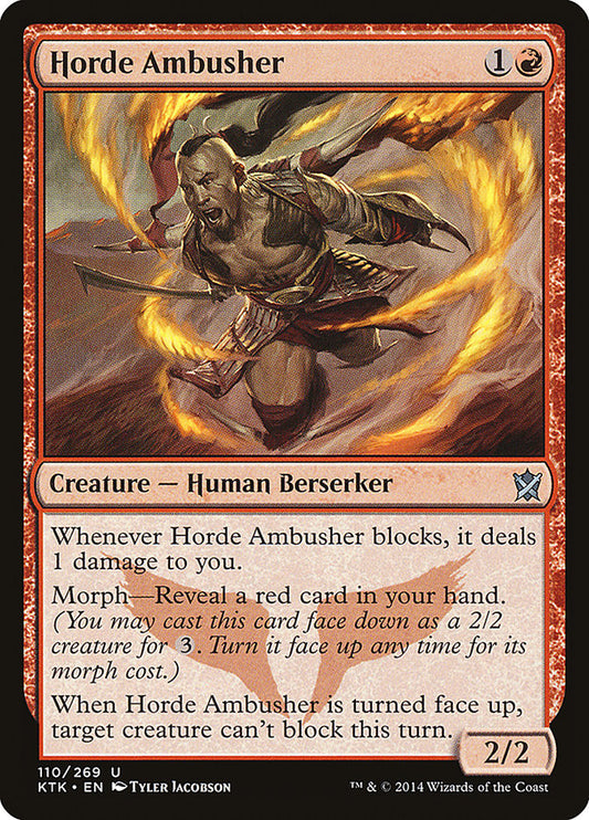 Horde Ambusher [Khans of Tarkir] [Foil]