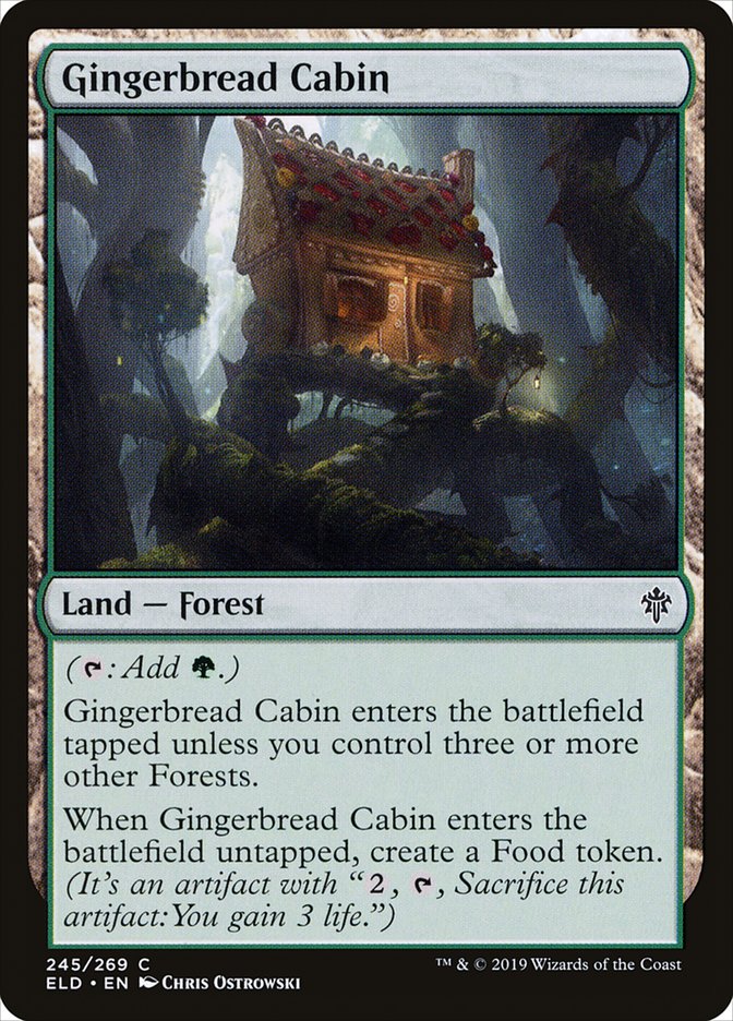 Gingerbread Cabin [Throne of Eldraine] [Foil]