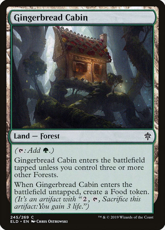 Gingerbread Cabin [Throne of Eldraine] [Foil]