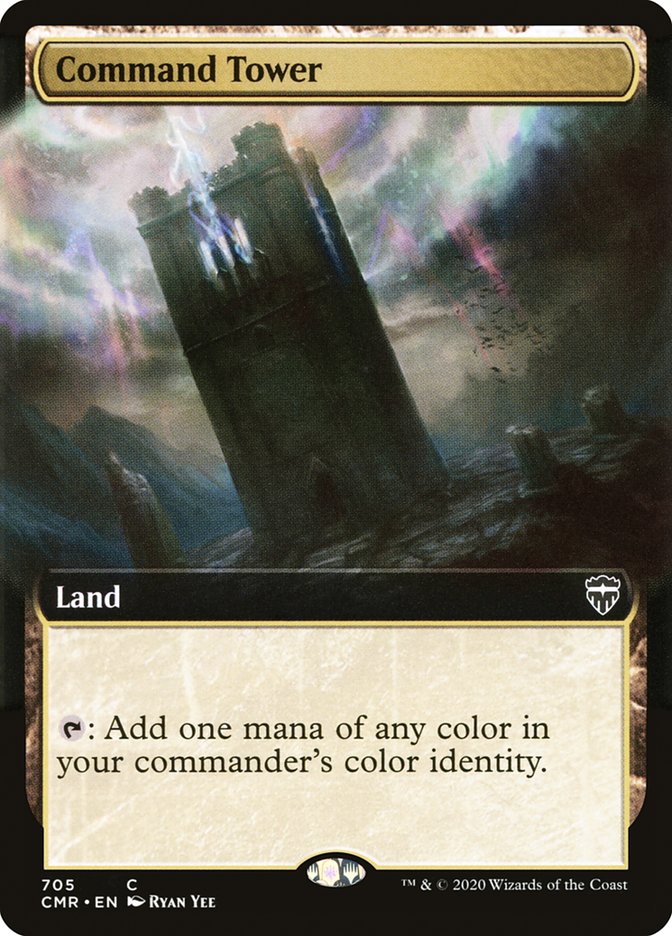 Command Tower (Extended Art) [Commander Legends] [Foil]