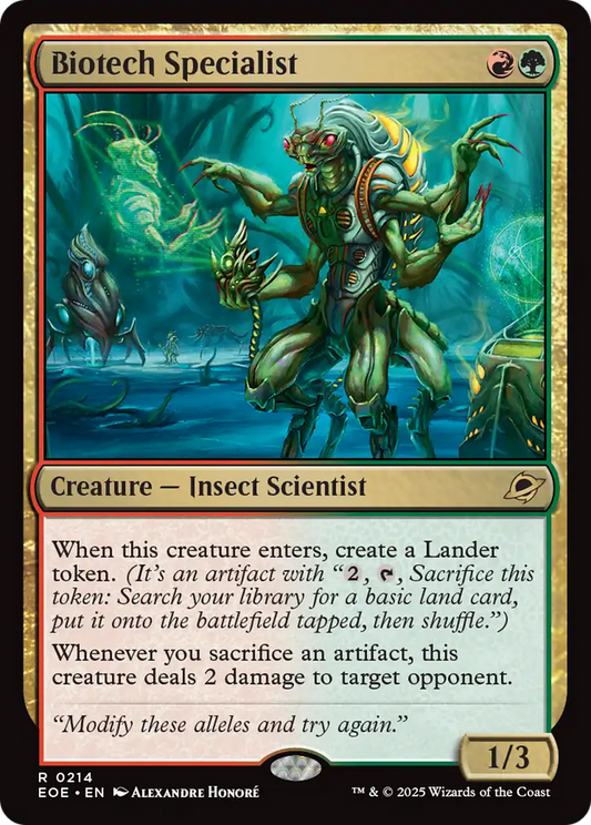Biotech Specialist [Edge of Eternities] [Foil]