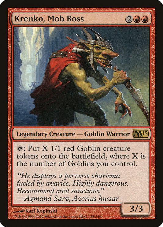 Krenko, Mob Boss [Core Set 2013]