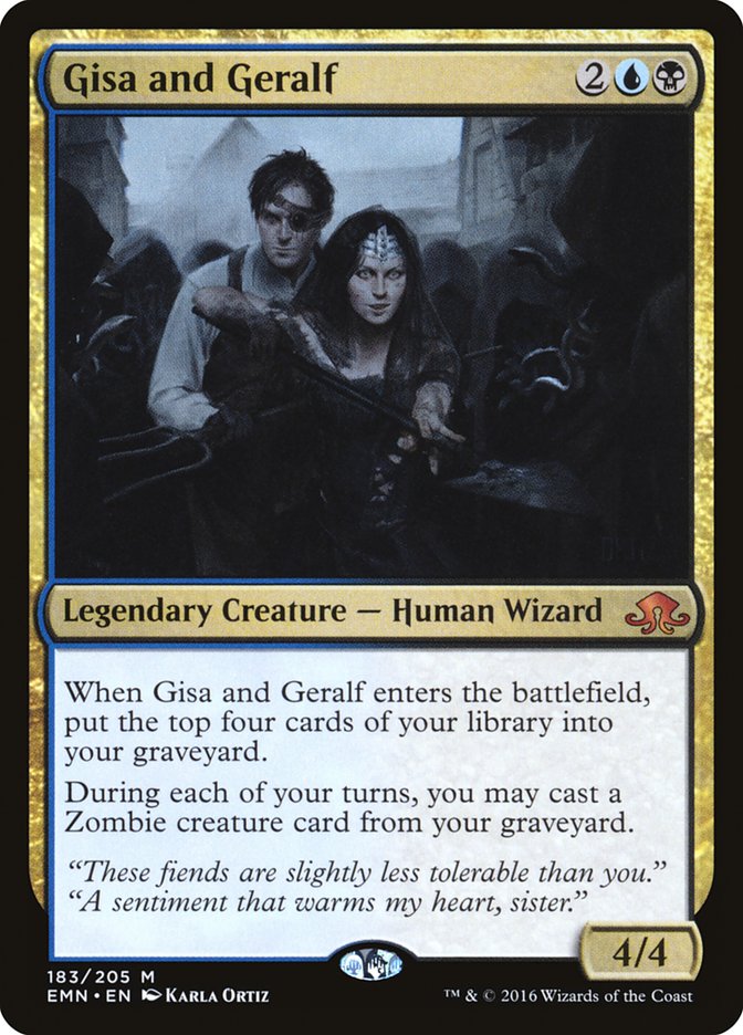 Gisa and Geralf [Eldritch Moon] [Foil]