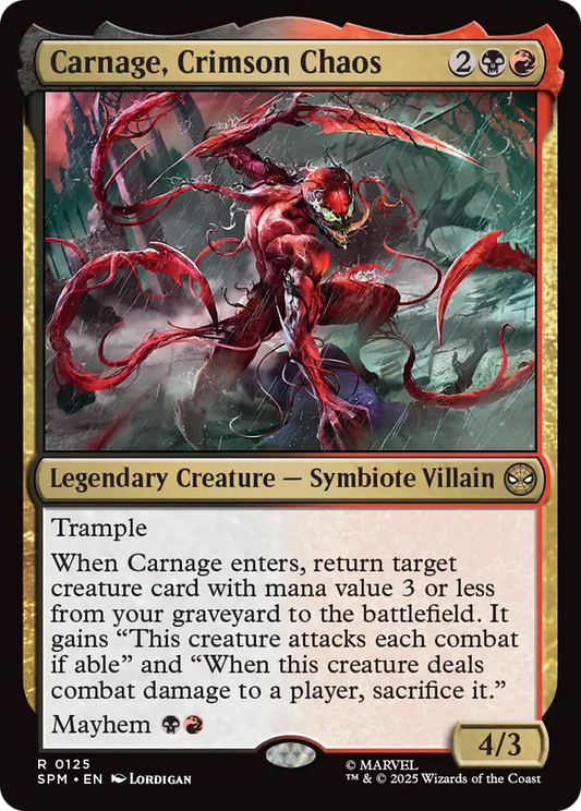 Carnage, Crimson Chaos [Marvel's Spider-Man] [Foil]