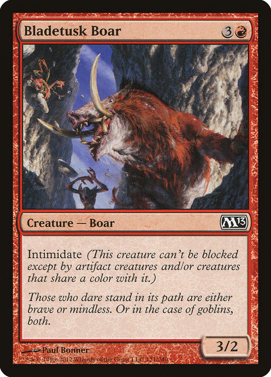 Bladetusk Boar [Core Set 2013]