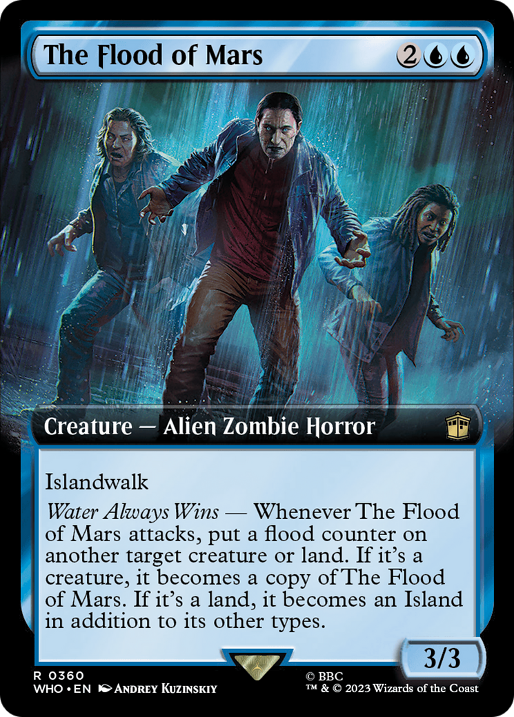 The Flood of Mars (Extended Art) [Doctor Who] [Foil]
