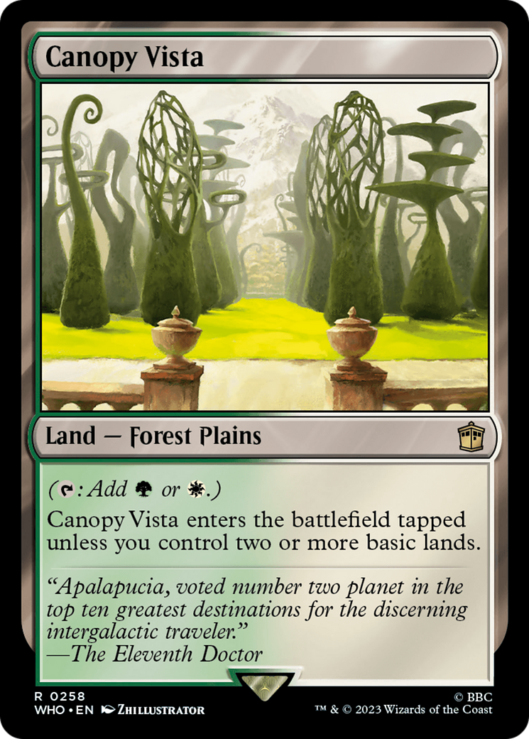 Canopy Vista [Doctor Who] [Foil]