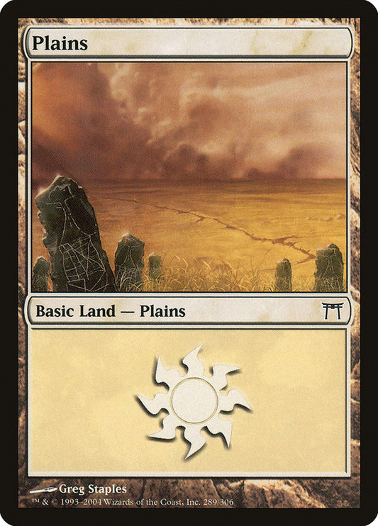 Plains (289) [Champions of Kamigawa] [Foil]