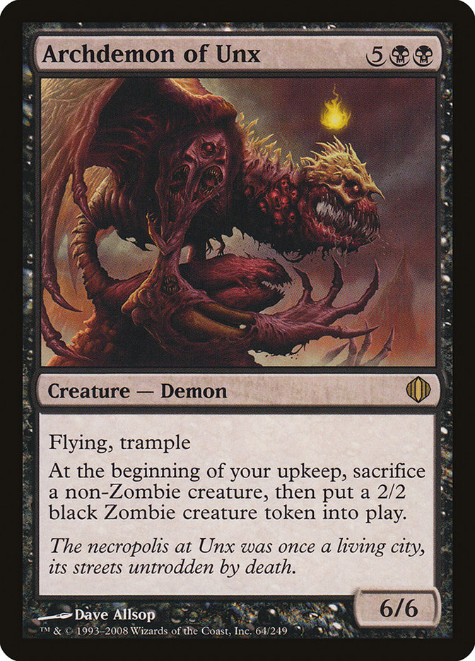 Archdemon of Unx [Shards of Alara] [Foil]