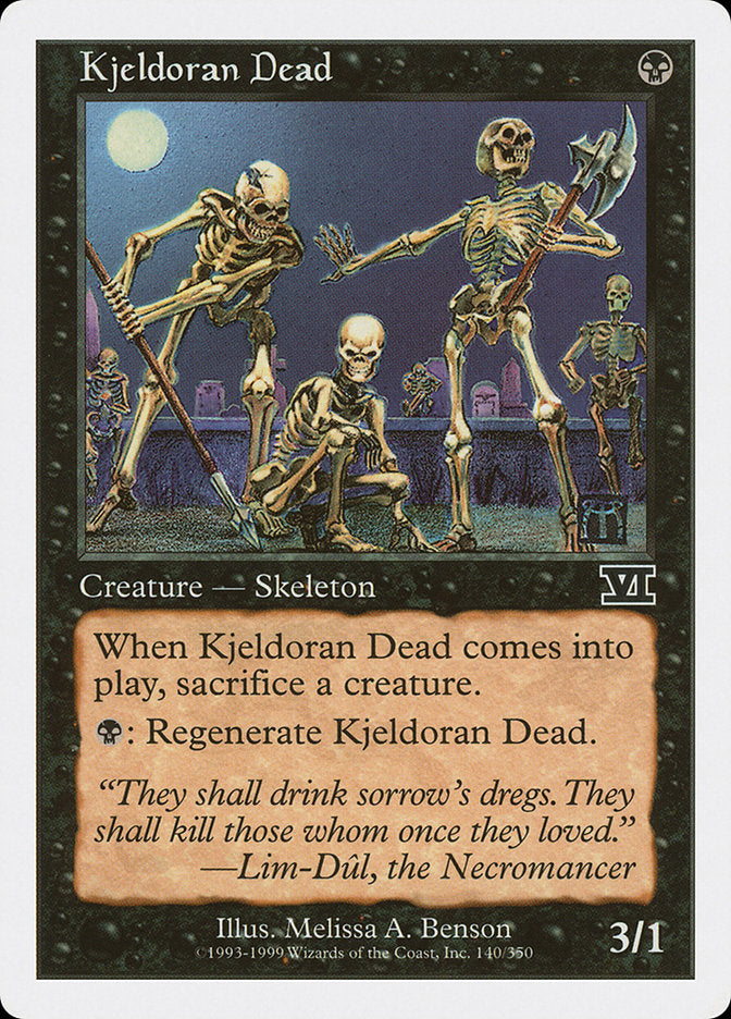 Kjeldoran Dead [Sixth Edition]