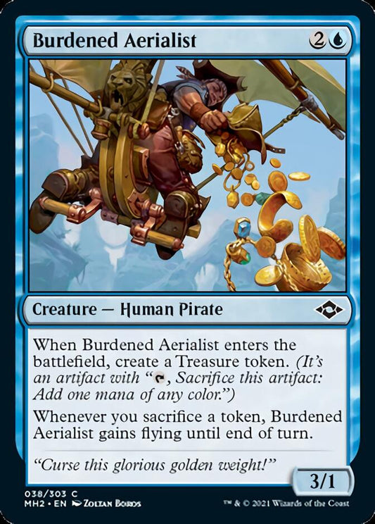 Burdened Aerialist [Modern Horizons 2] [Foil]