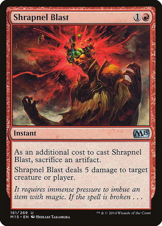 Shrapnel Blast [Core Set 2015] [Foil]