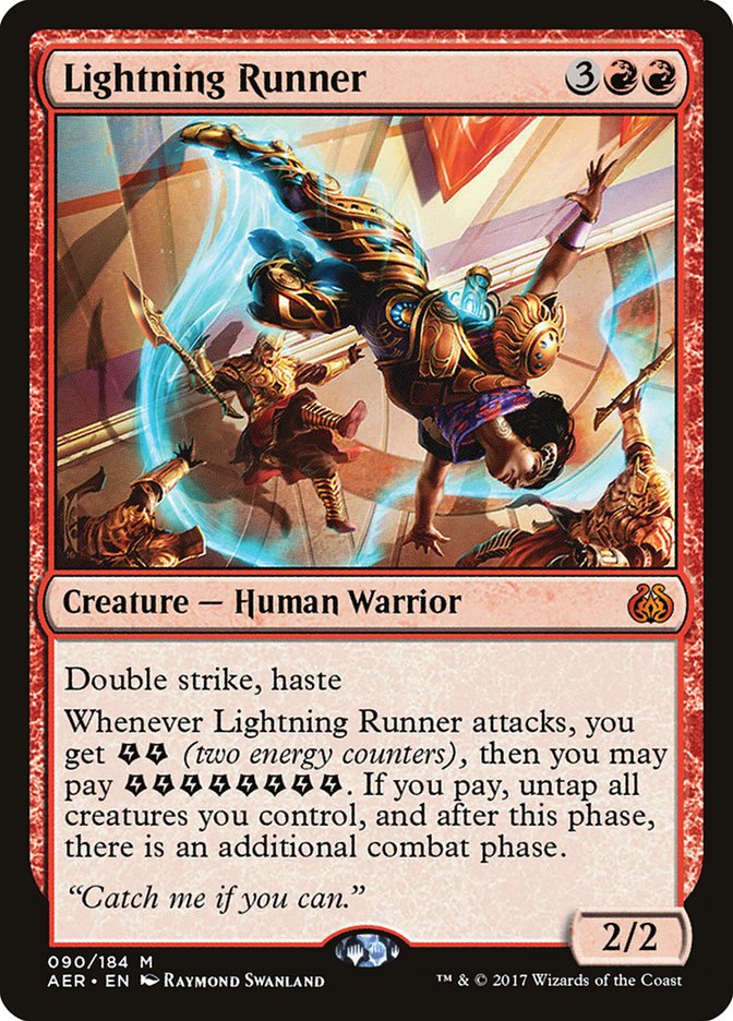 Lightning Runner [Aether Revolt] [Foil]