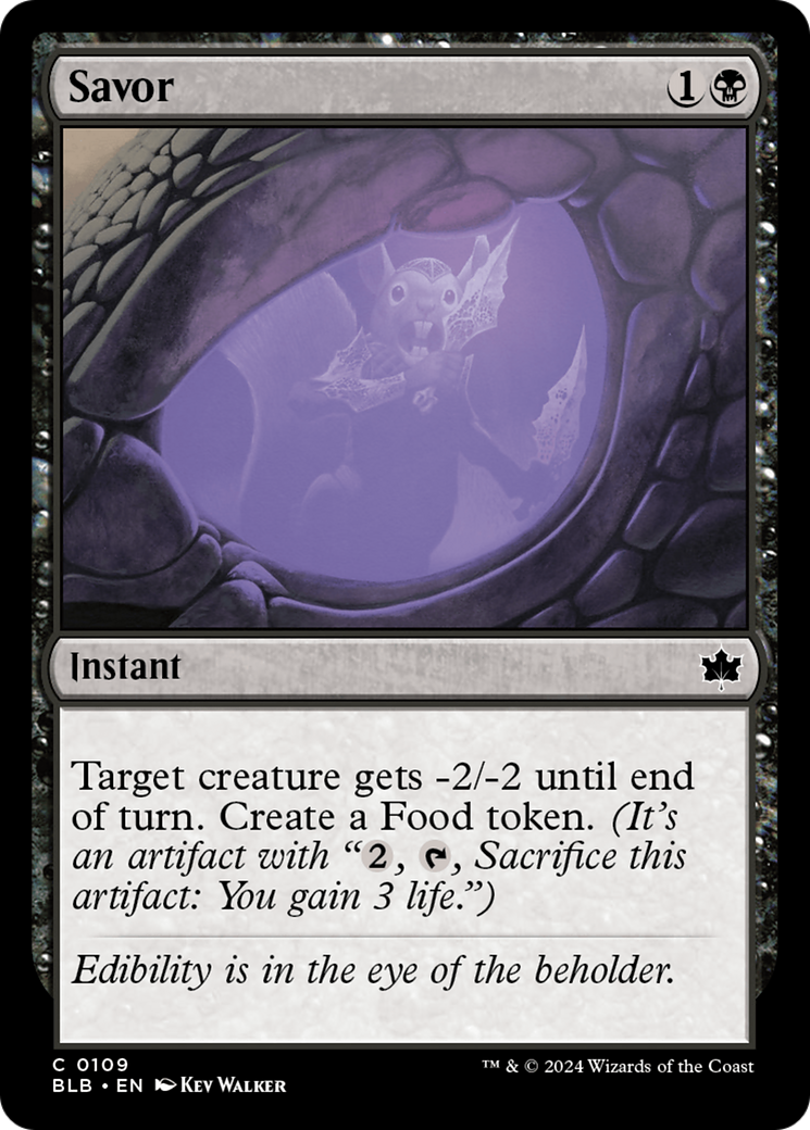 Savor [Bloomburrow] [Foil]