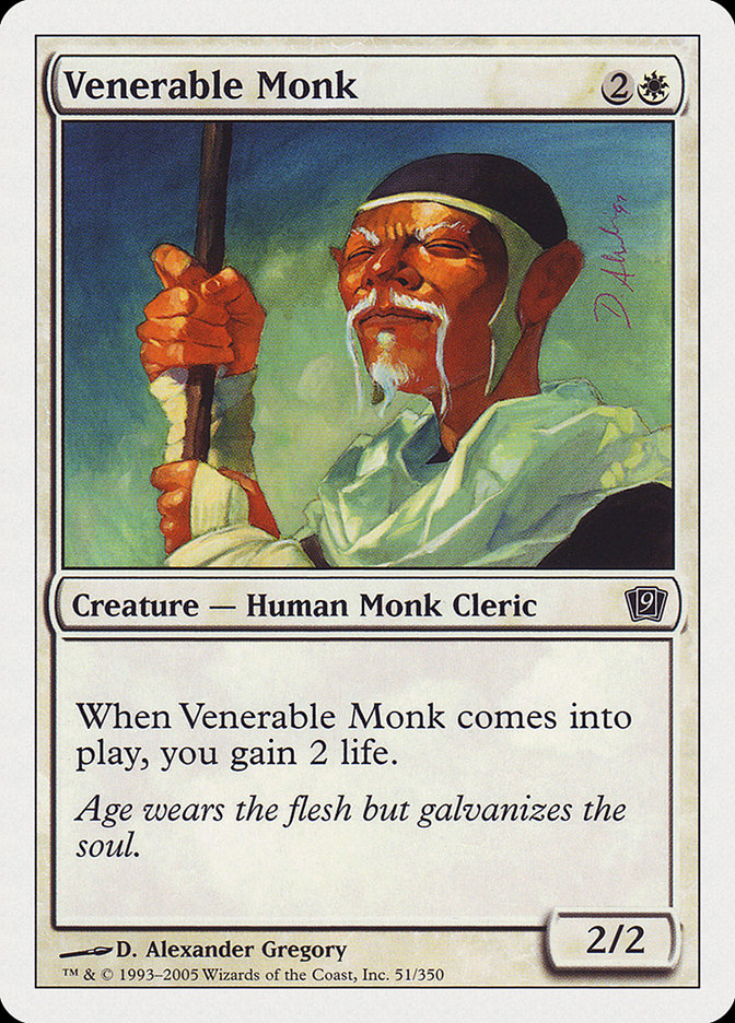 Venerable Monk [Ninth Edition] [Foil]