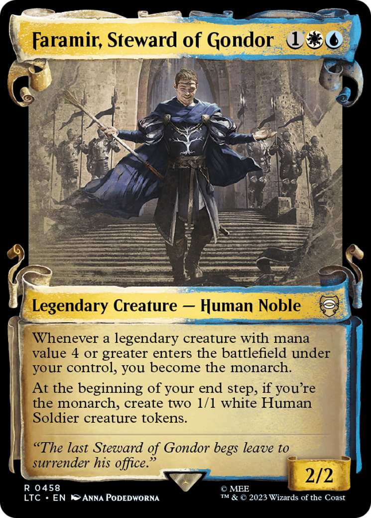 Faramir, Steward of Gondor [The Lord of the Rings: Tales of Middle-Earth Commander Showcase Scrolls] [Foil]