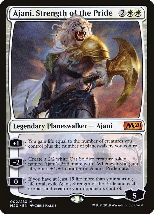 Ajani, Strength of the Pride [Core Set 2020] [Foil]
