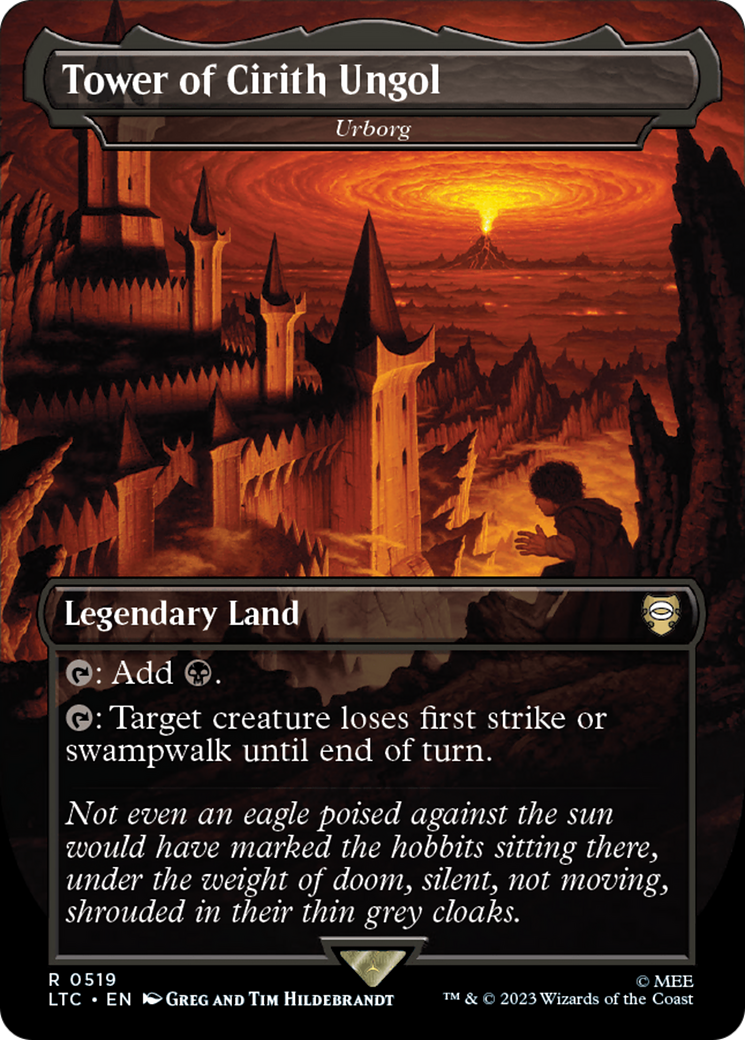 Tower of Cirith Ungol - Urborg (Borderless) [The Lord of the Rings: Tales of Middle-Earth Commander] [Foil]