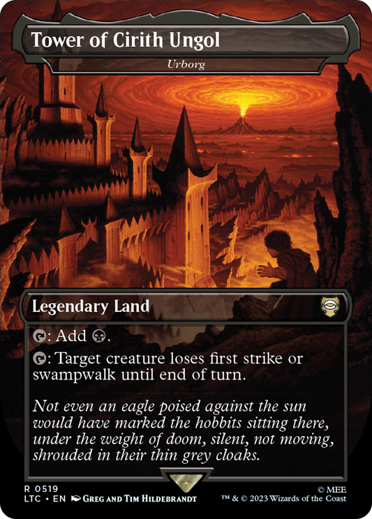 Tower of Cirith Ungol - Urborg (Borderless) [The Lord of the Rings: Tales of Middle-Earth Commander] [Foil]