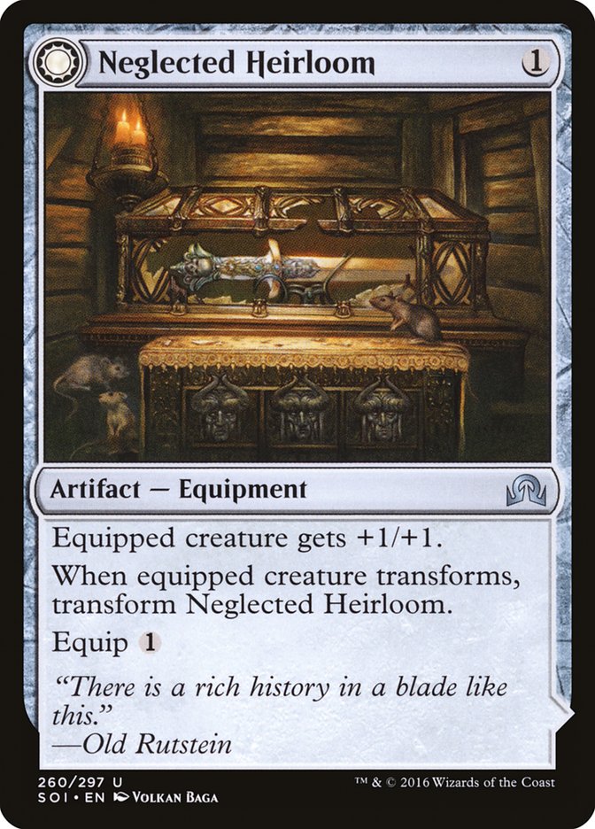 Neglected Heirloom // Ashmouth Blade [Shadows over Innistrad] [Foil]
