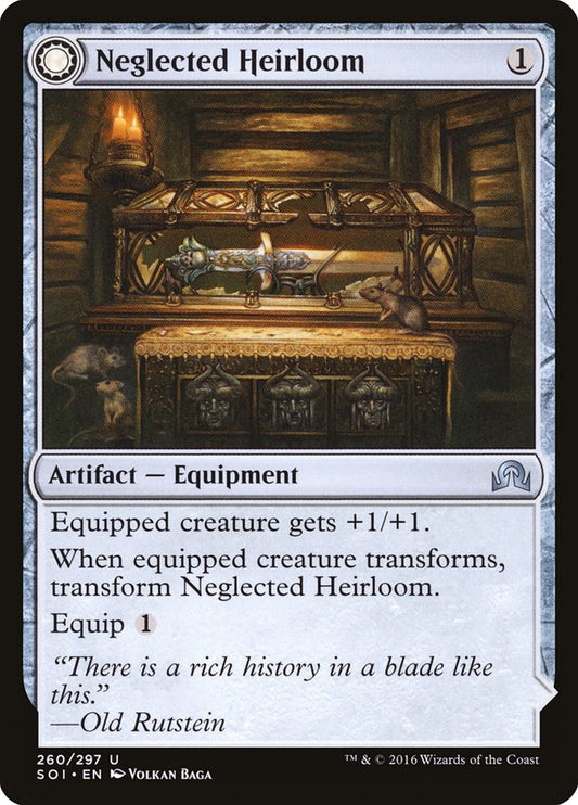 Neglected Heirloom // Ashmouth Blade [Shadows over Innistrad] [Foil]