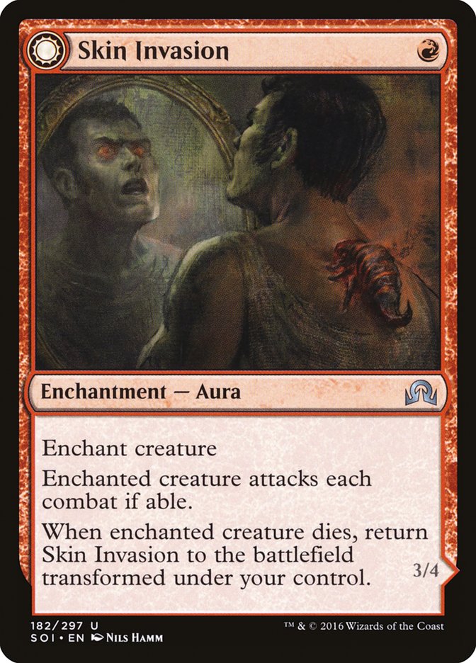 Skin Invasion // Skin Shedder [Shadows over Innistrad] [Foil]