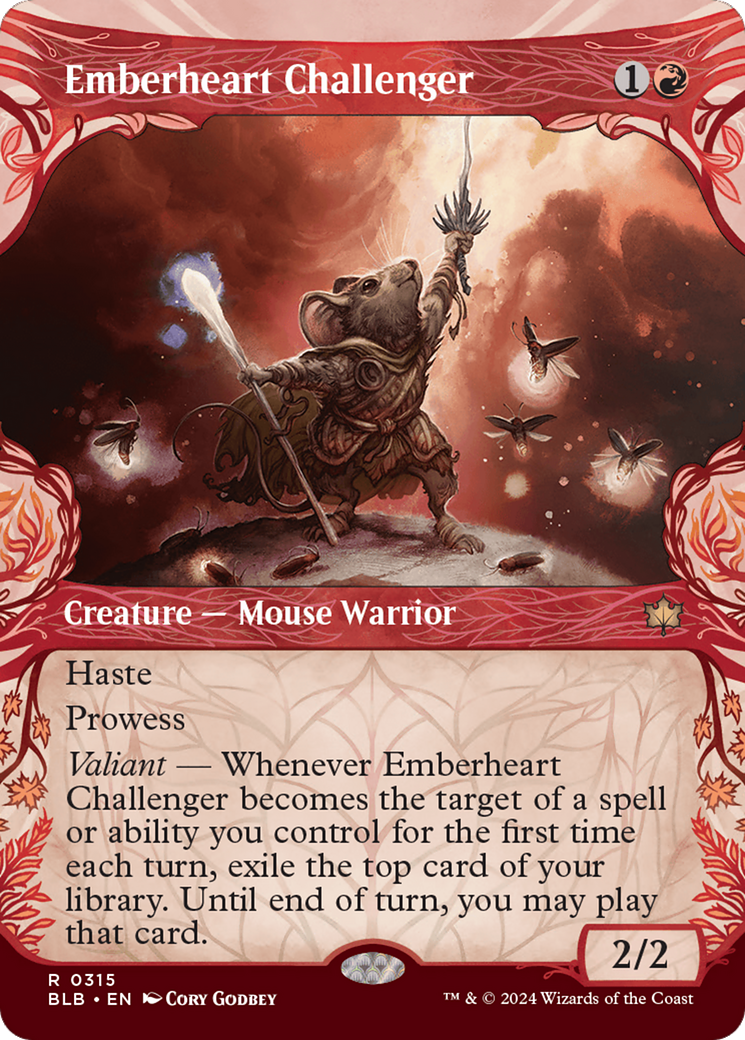 Emberheart Challenger (Showcase) [Bloomburrow] [Foil]