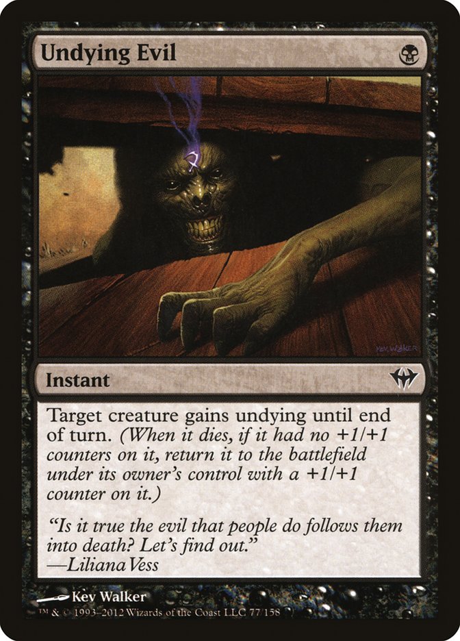 Undying Evil [Dark Ascension] [Foil]