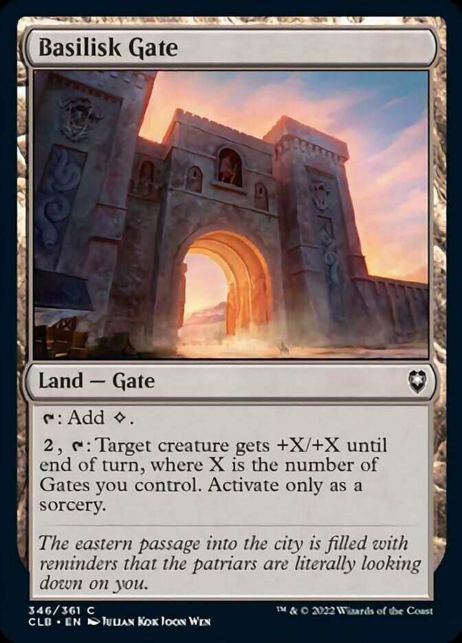 Basilisk Gate [Commander Legends: Battle for Baldur's Gate] [Foil]