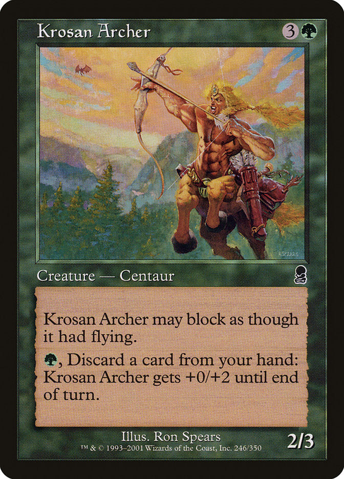 Krosan Archer [Odyssey] [Foil]