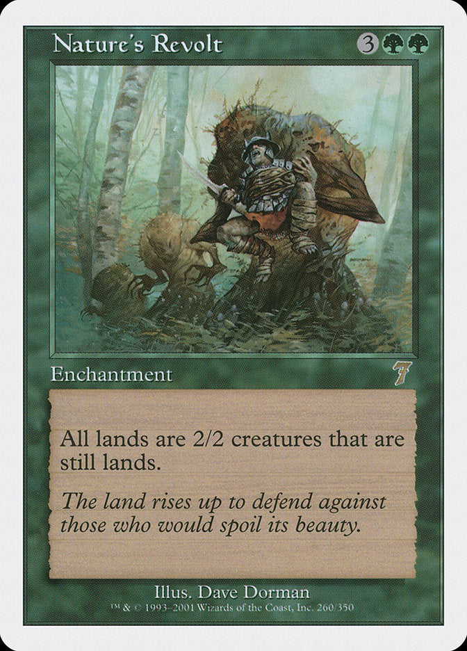 Nature's Revolt [Seventh Edition] [Foil]