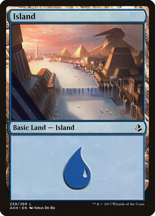 Island (258) [Amonkhet] [Foil]