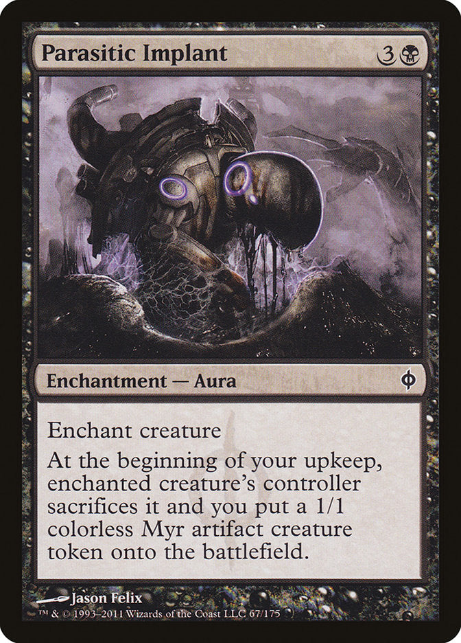 Parasitic Implant [New Phyrexia] [Foil]